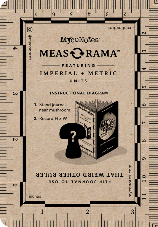 Myco Blitz Pocket Field Journal - Back Cover